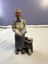 Vintage 1991 Sarah's Attic Black Heritage Miss Teacher Figurine #1347/6000 picture