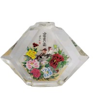 Vintage Chinese Clear Crystal, Inside painted Snuff Bottle picture