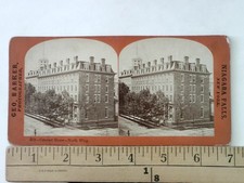Cataract House Niagara Falls Stereoview Geo Barker New York 1870s Curved Mount picture
