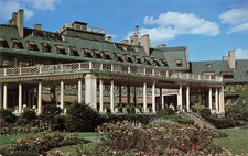 Skytop Club Skytop PA South Terrace Flower Gardens Vintage Postcard picture