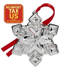 Gorham Annual 2026 Sterling Silver Snowflake Ornament 57th. Collectors Edition picture