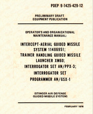164 Page 1976 STINGER TRAINER XM60 AN/PPX-3 AN/GSX-1 IFF Missile Pub on Data CD picture