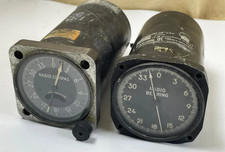 Vtg Bendix Aviation Pioneer Instrument Radio Bearing Indicator Gauge + Compass picture
