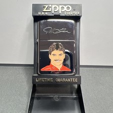 Nascar Driver #24 Jeff Gordon Zippo Lighter Stainless Steel Unfired picture