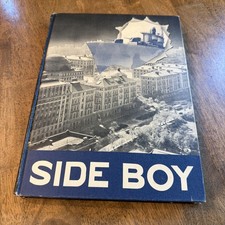 SIDE BOY U.S. NAVY MIDSHIPMEN'S December 1944 YEARBOOK WWII - ONE OWNER picture