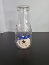 Vintage Weaver Quality Glass Milk Bottle Blue Ribbon Products USA Made picture