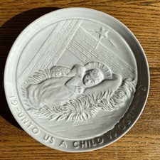 1980 FRANKOMA Christmas Plate 