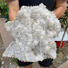 13200g Natural White Clear Quartz Crystal Cluster Rough Healing Specimen picture