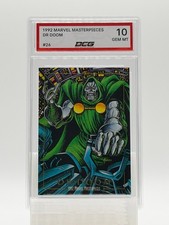 1992 Marvel Masterpieces DR DOOM #26 Graded DCG 10 Gem Mint RARE LOW POP picture