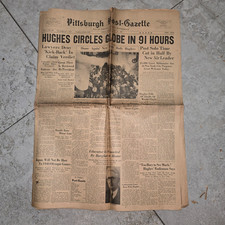 Historic Newspaper Pittsburg Post-Gazette - 