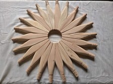 22 Wood Glass Insulator Pins Pegs Side Mount Brackets for Rosette Display picture