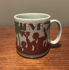 Vintage 1984 American Greetings Designers Collection Java Jazz Band Coffee Mug picture