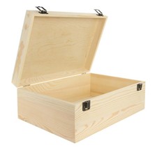 LANIAKEA Unfinished Wood Box, 12