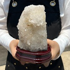 ALL 3.2LB Natural Clear Quartz Cluster Crystal Mineral Point Healing picture