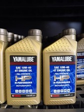 Yamalube HP Full Synthetic 10W-40 4T Engine Oil - 2 Pack (2 Quarts) | OEM Yamaha picture