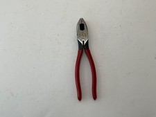 NOS Proto Challenger 8 1/2 linesman pliers 3358 G USA made red handles picture