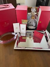 Remy Martin Louis xiii empty bottle, special box, pedestal, tray & 2 cards picture
