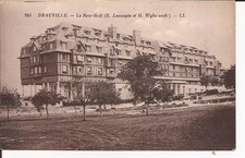 Old postcard 14 Deauville Le New-Golf (E. Lecompte and G. Wgbo arch) picture