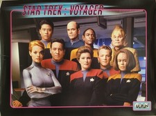 Star Trek: Voyager Series 1995 Original UPN Promo Poster Excellent NEW Old Stock picture