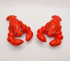 Vintage Lobster Salt and Pepper Shakers 2 pc Set Made In Japan picture