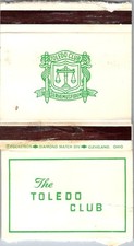 The Toledo Club Servemus Fidem Vintage Matchbook Cover 4MM15-6 picture