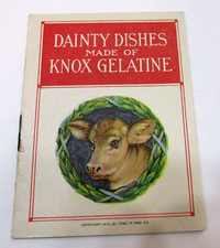 Antique 1910 Dainty Dishes Knox Gelatine Charles Knox Johnstown NY Tiny Booklet picture