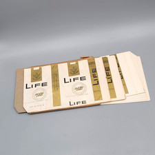 Vintage Lot B&W LIFE Cigarette Wrappers picture