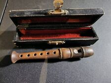 RARE CIVIL WAR SOLDIER'S SMALL CARVED WOOD FIFE / FLUTE MUSICAL INSTRUMENT--RARE picture