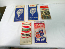 Lot 5 Vtg State Road Maps, 40s 50s OH, IL, PA, MO, NM (70) Pure Esso Champlin picture