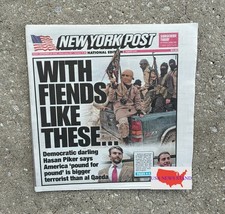 NEW YORK POST - FRIDAY SEPTEMBER 18, 2026 (NEW BELMONT - NEW YORK YANKEE POSTER) picture