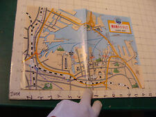 vintage travel paper: guide map of PORT OF YOKOHAMA  picture