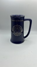 Vintage Washburn University Cobalt Blue Ceramic Stein picture
