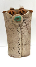 Lisa LaMonthe Taos Pueblo Blanket People Southwest Pottery Sculpture 9