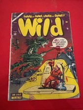 Wild #2 1954 Atlas Carl Burgos Witch Cover Incomplete Detached Pre-Code picture