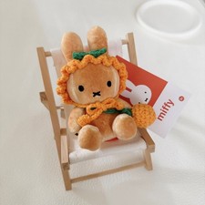 Miffy Jeju Tangerine Bonnet Toast Bunny Plush Keychain Bag Charm Official Korea picture