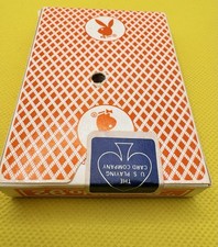 Rare 1981 Playboy Sealed Bee Atlantic City Playing Card Deck Cancelled Orange picture