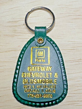Gateway Chevy Chicago ILL Green GM Auto Car Dealer Vintage Advertising Keychain picture