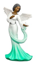 Sash Angel in Green African American Angel Statue,Sculptures & Figurines picture