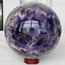 2360g Natural Dream Amethyst Quartz Crystal Sphere Ball Healing picture