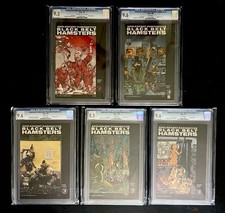 ADOLESCENT RADIOACTIVE BLACK BELT HAMSTERS #1-5 COMPLETE CGC GRADED TMNT Parody picture