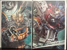 TRANSFORMERS #1 & #16 JOHN GIANG EXCLUSIVE CONNECTING VIRGIN VARIANT SET picture