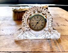 Vintage Waterford Crystal Mantle/Desk Clock | Mint Condition 4in X 2.75in picture