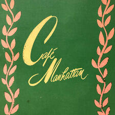 1954 The Cafe Café Manhattan Hotel Statler Restaurant Menu New York City picture