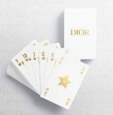 DIOR Playing Cards - Gold Embossed - Welcome Gift Dior Japan 2025 NEW And Sealed picture