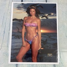 1996 Sexy Christie Brinkley Legs Body Bikini Print Ad/Poster Pinup Magazine Page picture