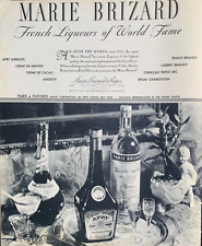 1934 Marie Brizard French Liqueurs Print Ad picture
