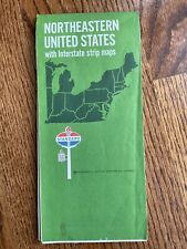 1970 Standard Oil Northeastern US Highway Transportation Travel Road Map picture