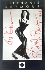 Autograph Stephanie Seymour 5x8 Original Signed Hollywood Actress Photo picture