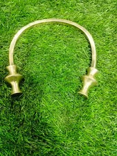 Handcrafted Brass Torque Necklace – Viking Celtic Style. picture