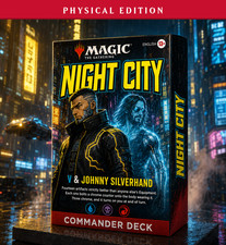 Cyberpunk 2077 - Night City, PRINTED 100 Card Commander Deck, MTG EDH picture